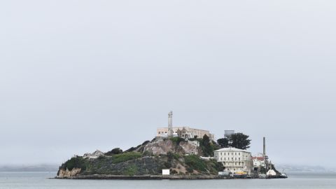 La prisión Alcatraz, situada en la Bahía de San Francisco.